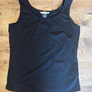 Peter Nygard Women’s Black Spandex Basic Tank Medium Smoothing Top